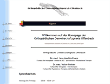 Tablet Screenshot of dr-ewers.de